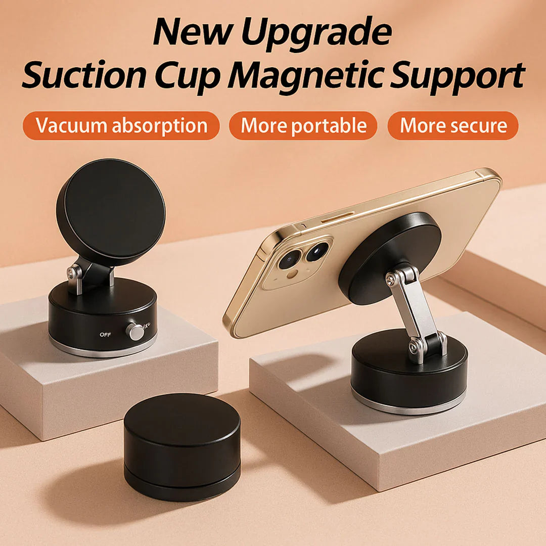 Vacuum Magnetic Suction Phone Holder